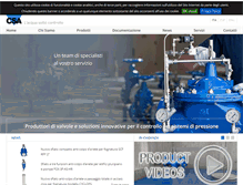 Tablet Screenshot of csasrl.it